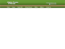Tablet Screenshot of alpinesauna.com